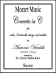 Concerto in C Orchestra sheet music cover